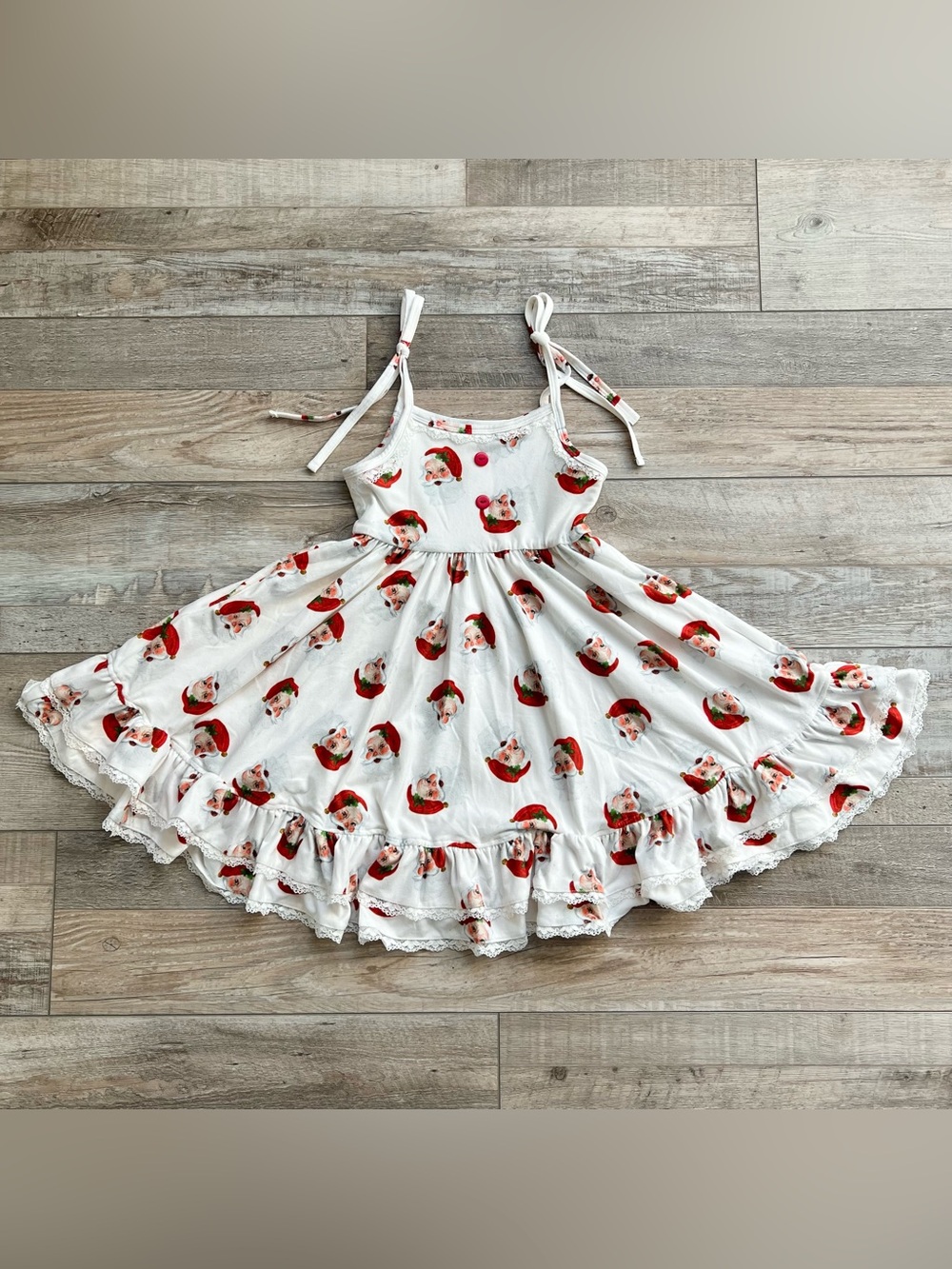 Jane + Jo Girls House Dress in Dear Santa Size 5